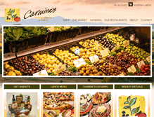 Tablet Screenshot of carmines.com